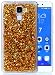 Produktbild Soft TPU Dünn Huawei Honor 7 Hülle Silikon Glitzer Ultra Slim Liquid Bunt Muster Huawei Honor 7 Hülle Transparent Durchsichtig Glitter Glänzend Bling Fließen Flüssig Flüssigkeit Schutzhülle Tasche[Gold]