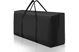 NEOGULY Aufbewahrungstasche für Gartenmöbel, wasserdicht, UV-beständig, reißfest, 420D, für den Außenbereich, groß, mit Tragegriff und Reißverschluss (173 x 51 x 76 cm)