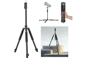 NEEWER Stojak na oświetlenie fotograficzne, 47-195 cm aluminiowy dwustronny statyw oświetleniowy studyjny, przenośny stojak wideo na telefon ze śrubą 1/10.2 cm do aparatu stroboskopowego Softbox,