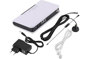 EJOYOUS gsm Gateway analogico, terminale senza fili, modulo GSM Quadband 850/900/1800/1900 MHz, supporto ricezione di telefono fisso, sveglia, scatola di registrazione (spina UE)