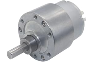 Xuulan Xianglaa-Gleichstrommotor 12V 24V DC-Getriebemotor, hohes Drehmomentmetallzahnrad Elektromotor, JGB37-500 37mm Getriebemotor, Breites Anwendungsspektrum (Speed(RPM) : 110rpm, Voltage(V) : 12V)