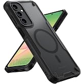 Rongep Samsung Galaxy A56 i&ccedil;in Kılıf Fusion-Rugged Manyetik [MagSafe ile Uyumlu] A56 Kılıfı Kamera Korumalı Arkası Mat ve Şef
