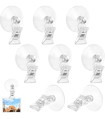 10 Stück Parkscheibe Saugnäpfe - Transparente PVC Saugknöpfe M4 30mm