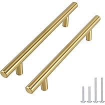 Maniglie Nascoste Per Mobili Cucina - 6 Pezzi Oro, Alluminio, Fori 160mm - Foto 3