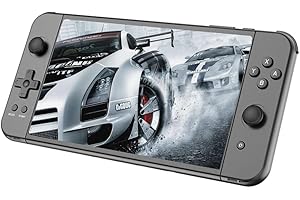 Whatsko Powkiddy X70 Console de jeu portable,écran HD 7 pouces,Console de jeu rétro système Linux avec carte TF 32G Supporte la sortie HD