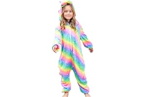 Ceruwum Pijama de unicornio para niñas