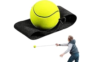 komsoup Return Ball Wristband Balls Portable Rubber Wrist Rebound Ball Multi Color Bouncy Balls For Children's & Adults Outdoor Wrist Exercise Play (diameter 6cm)