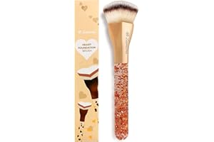 LAMORA Pinceau Fond De Teint Fluide Contouring - Pinceau Maquillage Kabuki Pour Visage - Parfait Pour Creme Liquide, Poudre, Bronzer, Blush, Highlighter - Poils Synthétiques, Qualité Professionnelle