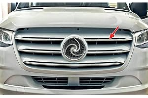 MCPERFORMANCE Listas de Parrilla válidas para MERCEDES SPRINTER | W907 W910 | 2018 en adelante Moldura Cromada Acero Inoxidable Embellecedor Cromo Frontal Tiras cromadas de Radiador