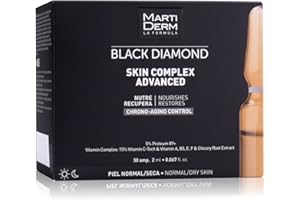 Martiderm Black Diamond Antiarrugas, Piel seca/normal, 30 ampollas de 2 ml