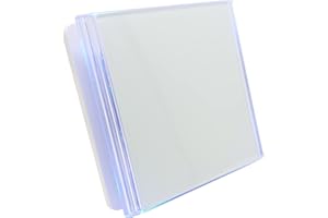 CubeTECH CTQF100t Smart LED 4" Inch Bathroom Extractor Fan with Timer Overrun Delay. White Glass High Airflow Silent Bathroom Fan | Toilet Ventilation | Kitchen Ceiling Extractor | Fan Shower 240v