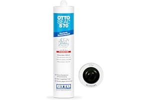 OTTOSEAL S 70 Premium-Naturstein-Silikon 310ml C04 schwarz - Keine Randzonenverschmutzung - Sicher gegen Schimmel & ideal für Bad, Küche & Wohnbereich