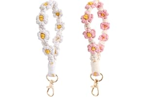 Winmany Damen Wristlet Keychain Schlüsselanhänger (2er Pack)