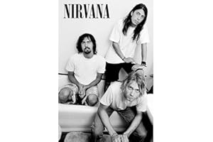 Live Nation Nirvana - Póster (61 x 91,5 cm), diseño de baño