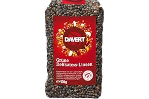Davert Zielone soczewki Delikatess, opakowanie 2 szt. (2 x 500 g) - Bio