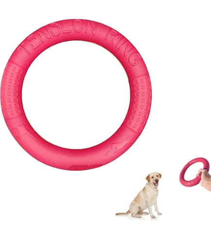 Ferplast Gioco Cane, Anello Dispenser Crocchette Cani, In Materiale Durevole Da Masticare, Aroma Carne, Per Igiene Dentale, SMILE Anello Fitness, Giochi Per Cane Piccolo, Nero - 4