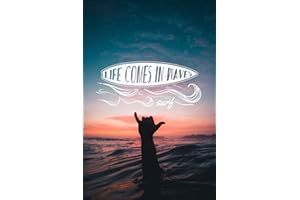 Life Comes In Waves #2: Vintage Retro Surf Journal Notebook to Write in 6x9 150 lined pages