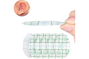 WOLAIYE Baby - Adesivi impermeabili per orecchie da neonato, paraorecchie per neonati, paraorecchie usa e getta, trasparenti, protezione anti-usura, ultra sottile, trasparente, 40 pezzi