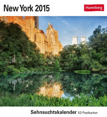 New York Sehnsuchtskalender 2015: Sehnsuchtskalender, 53 Postkarten