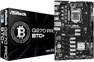 Asrock Q270 Pro BTC+ Intel® Q270 LGA 1151 (Socket H4) ATX