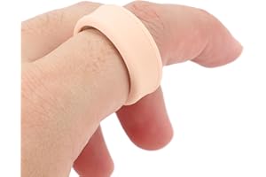 GOSHYDA Silicone Ring Cover Compatible with All Smart Rings on the Market, Universal Elastic Ring Cover, Smart Health Ring Protector for Working Out (M)