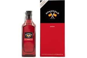SPAGNOLO - Sport 150 ml, Colonia Hombre, Perfume Formato Spray, Eau de Toilette Natural y Masculina, Aroma Amaderado Especiado, Fragancia Fresca, Enérgica y de Larga Duración