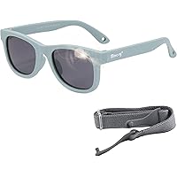 Occhiali Da Sole Polarizzati Per Bambini 0-2 Anni - UV400, Montatura Morbida E Gommata, Cinturino Regolabile, Sicuri E Comodi