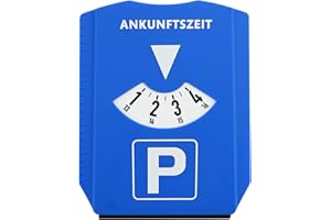 MIGIFTDY Tarcze parkingowe z wytrzymałego tworzywa sztucznego, tarcza parkingowa do samochodów ze skrobaczką do samochodu i motocykla, tarcza parkingowa