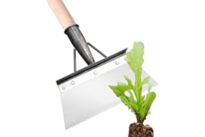Virtcooy Nettoyage Jardin multifonctionnelle | pour l'aménagement paysager désherbage Plantation grattoir Jardin Pelle Outil désherbage Ferme, Pelle Plate Nettoyage Jardin extérieur