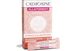 Calmosine Allaitement – Complément Alimentaire – Bien-être - Fenugrec, Passiflore, Magnésium, Biotine - Favorise la lactation- 10 sticks – Fabriqué en France