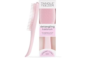 Tangle Teezer Ultimate Detangler Hairbrush - Cepillo Desenredante para Pelo Seco y Mojado - Apto para Todo Tipo de Cabello - Púas de Doble Altura para Menos Rotura y Sin Nudos - Rosa Millennial
