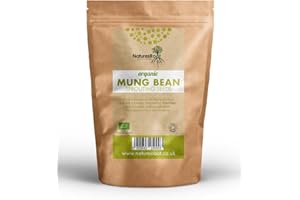 Natures Root Organic Mung Bean Sprouting Seeds 500g - Superfood | Non GMO | Microgreen Sprouts | Garden Planting | Vegetable Gardening