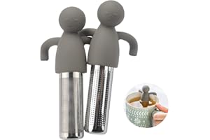 APOMOONS Infusore per il tè,Infusore per Tisane 2 Pezzi,Colino per Tisane Acciaio Inossidabile 304,Tisane con Manico Colini da Tè per Cucina di Casa si Adatta a Tutte le Tazze