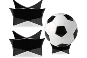 Traumarkeu 2 Stück Ballständer Fussball, Ballständer Football, Ballständer Basketball, Ballständer Regal, Acyal Ballhalter, Ballhalterung für Fussball, Bowling, Basketball, Volleyball und Handball