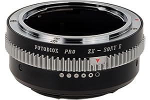 Fotodiox Pro Lens Mount Adapter Compatible with Mamiya ZE 35mm Film Lenses on Sony E-Mount Cameras