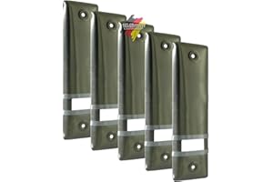 WEYH markiso® Rolladengurt Abdeckung aus Edelstahl, Rollladenblenden Montage ohne Gurtausbau, Gurtabdeckung 160mm, Gurtwicklerblende mit Schlitzsystem, 5 Sück