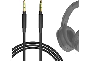 GEEKRIA Audio Cable Compatible with Skullcandy Crusher Evo, Hesh Evo, Hesh ANC, Crusher ANC 2, Hesh 3, Hesh 2, Riff 2, Icon ANC, Grom Wireless Cable, ft / 1.2m