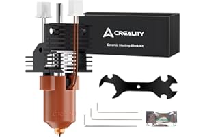 Creality Kit di blocchi riscaldanti in ceramica Hotend K1 Max/K1/K1 SE/K1C, terminale con fibbia, set ufficiale Unicorn Quick-Swap ugelli per stampante 3D serie K1 Hotend 600 mm/s ad alta velocità