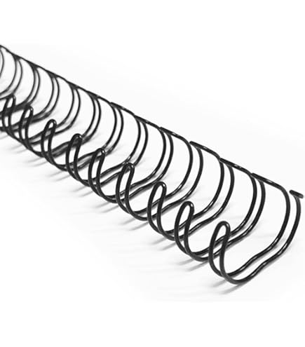 Jeyiour 120 Pcs Twin Loop Cinch Wire Binding Spines Double Loop Wire