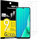 NEW'C 3 Pezzi, Vetro Temperato per Oppo A9 2020, Oppo A5 2020, Pellicola Prottetiva Anti Graffio, Anti-Impronte, Senza Bolle,
