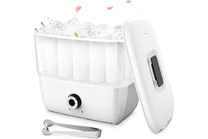 Shulltji Towel Warmer, Hot Towel Steamer with 5L Large Capacity, Towel Heater Fast Heating to 212 ℉/100℃, Hot Towel Machine with Towel Clip, for Spa Facials Barber Beauty Salon Home Use, White