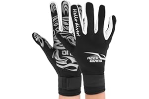 ALOMEJOR Guantes de Buceo de Neopreno de 2MM para Mantener el Calor, Guantes de Buceo Antideslizantes, Guantes de Neopreno para Adultos, Natación, Buceo Y Esnórquel