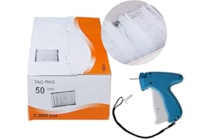Veroda Regular Clothing Garment Price Brand Label Tag Tagging Gun + 1 Needle + 5000 Barbs (50mm)