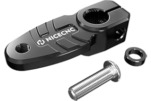 NICECNC Schwarze Schaltarm Compatible with Yamaha Tenere 700 XTZ700 2019-2024, Tenere 700 Rally Edition 2020-2024, MT-07 2018-2022, FZ07 2015-2017, FZ07 ABS 2017-2017, XSR7000 2018-2023