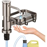 Kitchen Soap Dispenser, Kitchen Soap Dispenser with Sponge Holder, 360&deg; Rotating Pump Head with Extension Tube of 1 m, Soap D