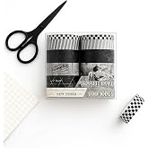 10&rsquo;lu Washi Bant Seti &ndash; Dekoratif, Renkli ve Desenli Bantlar | Hobi, Bullet Journal, Scrapbook Kullanımı İ&ccedil;in - M1