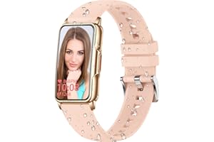 ECOSOON Smartwatch Donna, Orologio Smartwatch Donna Impermeabile IP68 Contapassi Polso Donna con Cardiofrequenzimetro, SpO2, Sonno, 123 Sportivo, Smart Band Orologio Fitness Donna per Android iOS