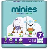 Minies Bebek Bezi Xx Large 7 Beden 17+ Kg 22 Adet, HAMZSBEZ16