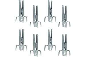 Grabacz Trappola per Talpe e Arvicole Trappola a Molla con Piastra per Esca Trappola per Talpe a Pinza Riutilizzabili (8)