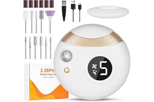 LOPHE Tagliaunghie elettrico 3 in 1, tagliaunghie elettrico ricaricabile con accessori per il taglio delle unghie, adatto per bambini, adulti e anziani